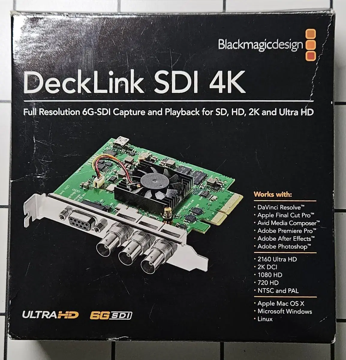 블랙매직 DeckLink SDI 4K 덱링크 SDI 4K 캡처카드